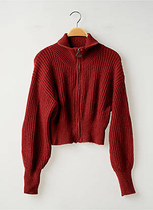 Gilet manches longues orange CIDER femme