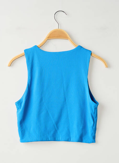 Top stretch sans manche bleu LOAVIES femme