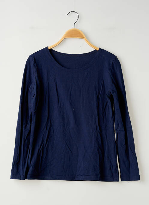 T-shirt manches longues manches longues bleu SANS MARQUE femme