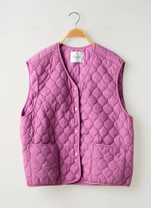 Doudoune poches sans capuche violet AMERICAN VINTAGE femme