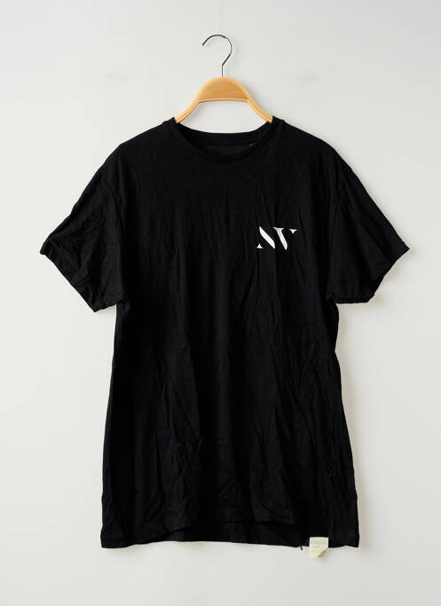 T-shirt coupe droite manches courtes noir B&C femme
