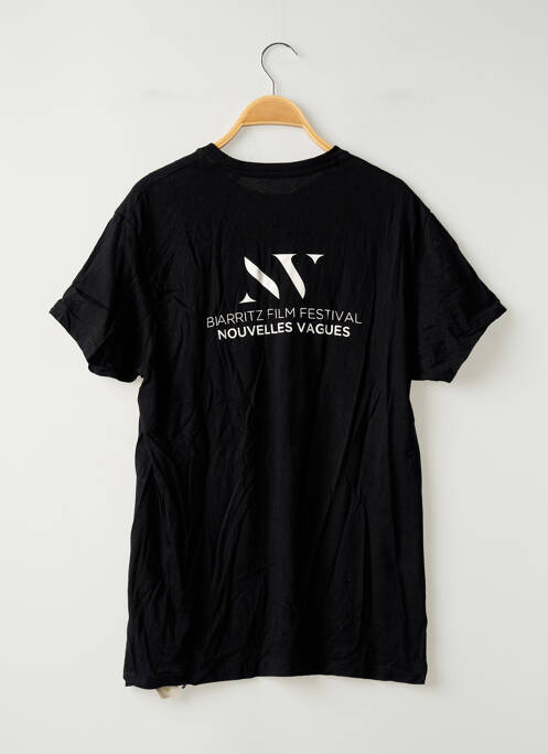 T-shirt coupe droite manches courtes noir B&C femme