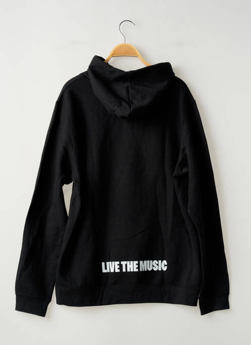 Sweat-shirt à capuche stretch manches longues noir SOL'S femme