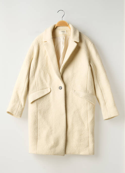 Manteau long coupe droite beige BA&SH femme