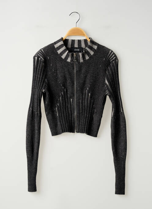 Gilet manches longues gris CIDER femme