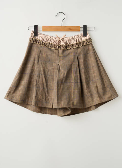 Jupe short marron CIDER femme