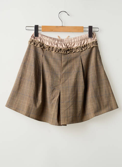 Jupe short marron CIDER femme