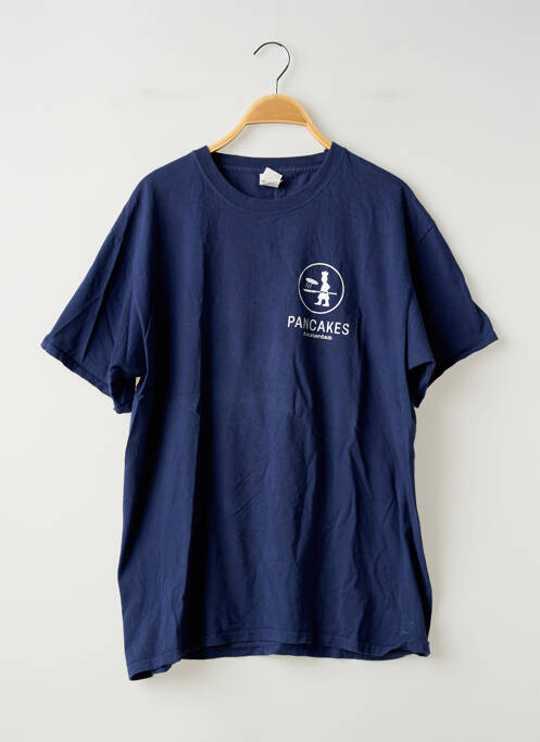 T-shirt bleu FRUIT OF THE LOOM femme