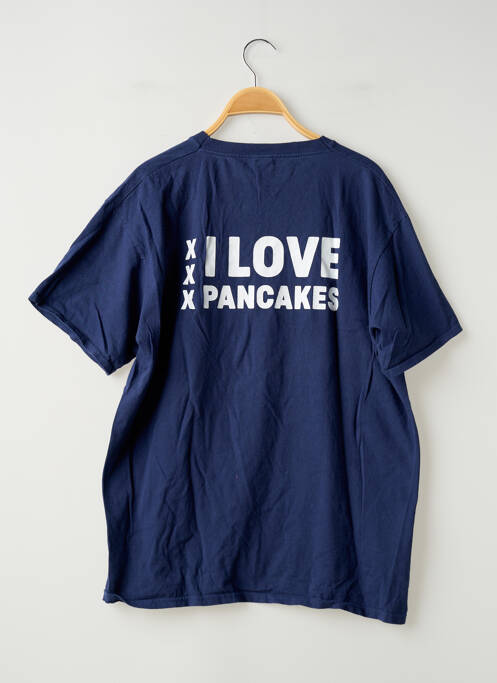 T-shirt bleu FRUIT OF THE LOOM femme