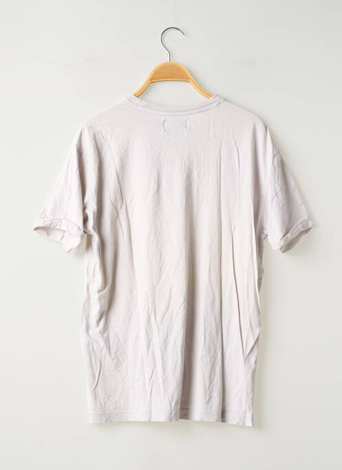 T-shirt gris BERSHKA femme