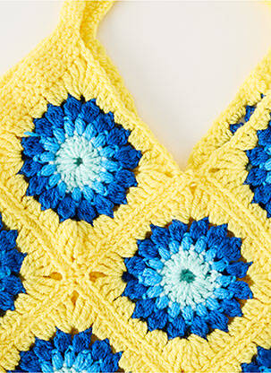 Sac poignée 2 anses de portée jaune SANS MARQUE femme