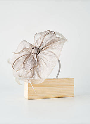 Chapeau sélection tenue de soirée gris MCBURN femme