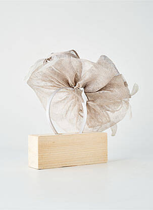 Chapeau sélection tenue de soirée gris MCBURN femme