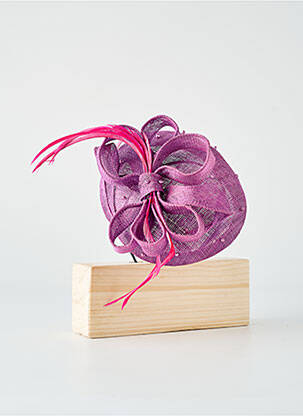 Chapeau sélection tenue de soirée violet LUDO VISCONTI femme