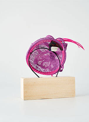 Chapeau sélection tenue de soirée violet LUDO VISCONTI femme