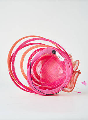 Chapeau sélection tenue de soirée rose LILIBETH femme
