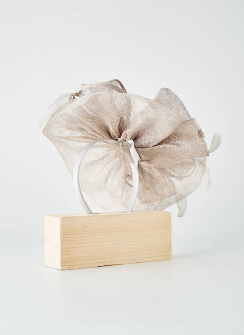 Chapeau sélection tenue de soirée gris MCBURN femme