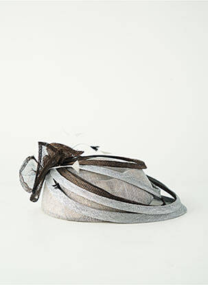 Chapeau sélection tenue de soirée gris LILIBETH femme