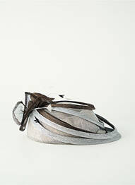 Chapeau sélection tenue de soirée gris LILIBETH femme