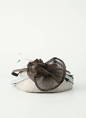 Chapeau sélection tenue de soirée gris LILIBETH femme