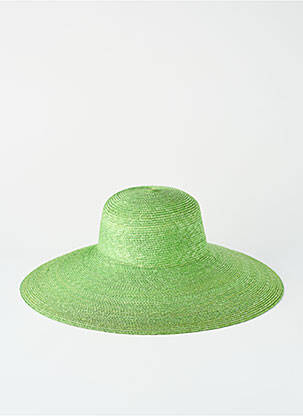 Chapeau sélection tenue de soirée vert CORTI femme