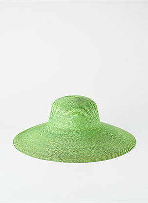 Chapeau sélection tenue de soirée vert CORTI femme