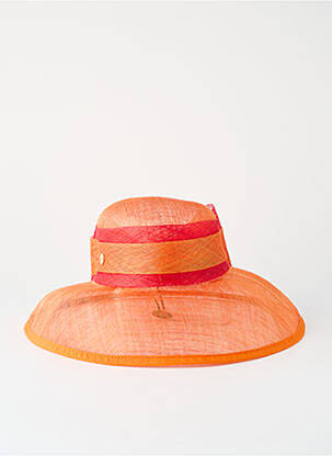 Chapeau sélection tenue de soirée orange ROSSOMENTA femme