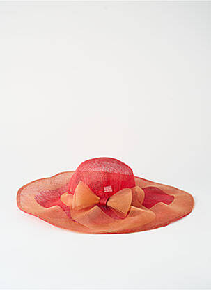 Chapeau sélection tenue de soirée rouge LES CHAPEAUX DE LISA femme