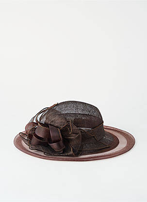 Chapeau sélection tenue de soirée marron SISAL femme