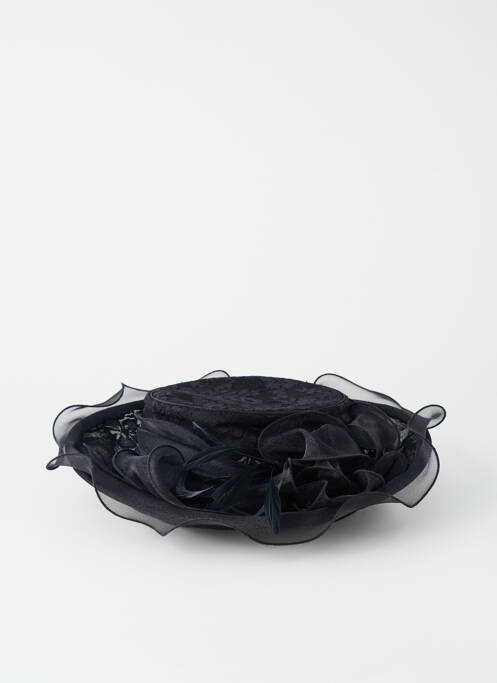 Chapeau sélection tenue de soirée noir MCBURN femme