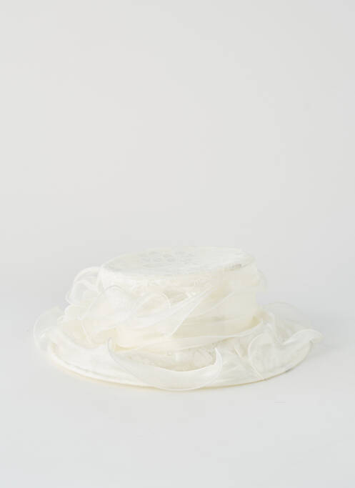Chapeau sélection tenue de soirée beige MCBURN femme