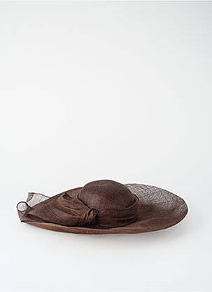 Chapeau sélection tenue de soirée marron MARZI femme