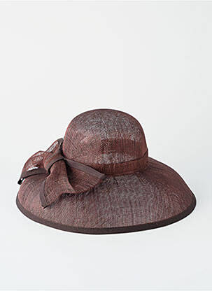 Chapeau sélection tenue de soirée marron DA-ME femme