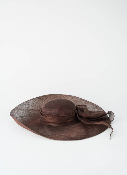Chapeau sélection tenue de soirée marron MARZI femme