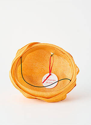Chapeau sélection tenue de soirée orange LES CHAPEAUX DE LISA femme
