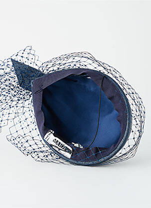 Chapeau sélection tenue de soirée bleu MARZI femme