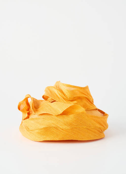 Chapeau sélection tenue de soirée orange LES CHAPEAUX DE LISA femme