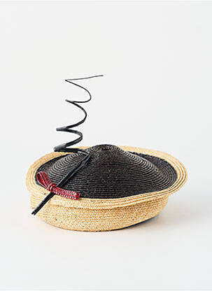 Chapeau sélection tenue de soirée noir MARZI femme