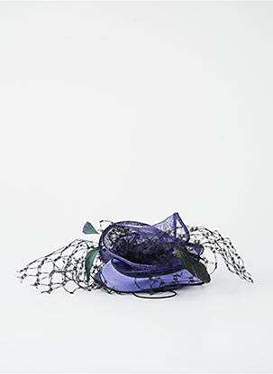 Chapeau sélection tenue de soirée bleu LES CHAPEAUX DE LISA femme