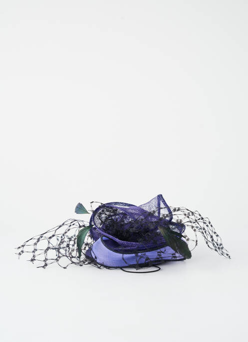 Chapeau sélection tenue de soirée bleu LES CHAPEAUX DE LISA femme