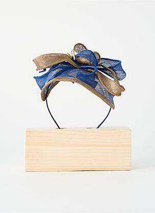 Accessoire pour cheveux serre-tête bleu LUDO VISCONTI femme