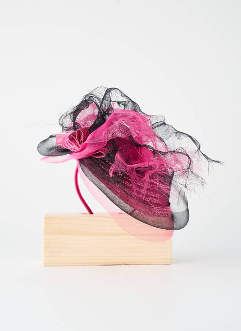 Accessoire pour cheveux rose AUTRUCHE femme