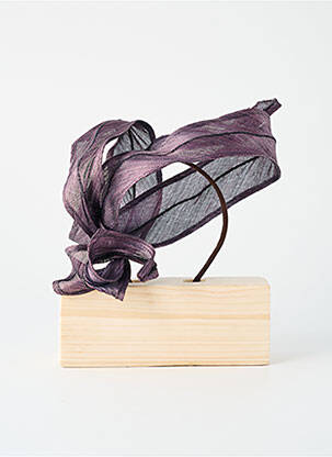 Accessoire pour cheveux serre-tête violet VIRGINIE POISSON femme