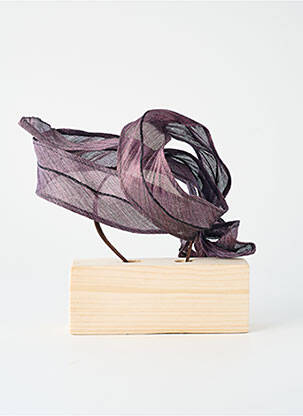 Accessoire pour cheveux serre-tête violet VIRGINIE POISSON femme