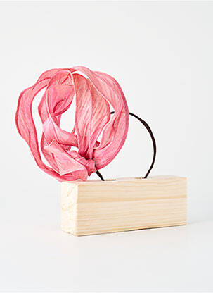 Accessoire pour cheveux serre-tête rose VIRGINIE POISSON femme