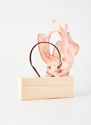 Accessoire pour cheveux serre-tête rose clair VIRGINIE POISSON femme