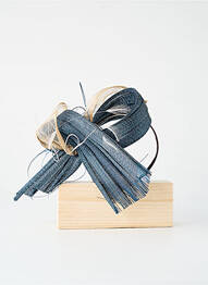 Accessoire pour cheveux serre-tête bleu VIRGINIE POISSON femme