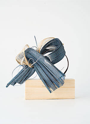Accessoire pour cheveux serre-tête bleu VIRGINIE POISSON femme