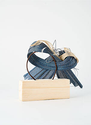 Accessoire pour cheveux serre-tête bleu VIRGINIE POISSON femme