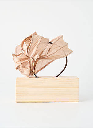 Accessoire pour cheveux beige VIRGINIE POISSON femme